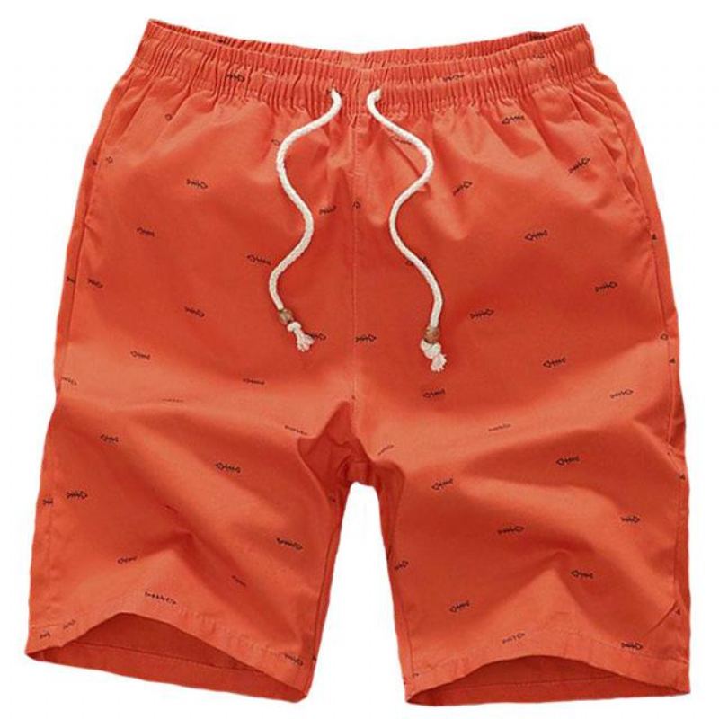 Strandshorts Med Elastisk Midja