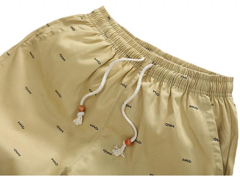 Strandshorts Med Elastisk Midja