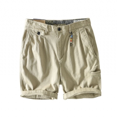 Summer Big Pocket Cotton Short