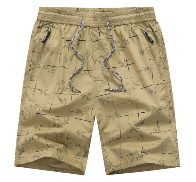 Summer Cotton Bermuda Beach Shorts