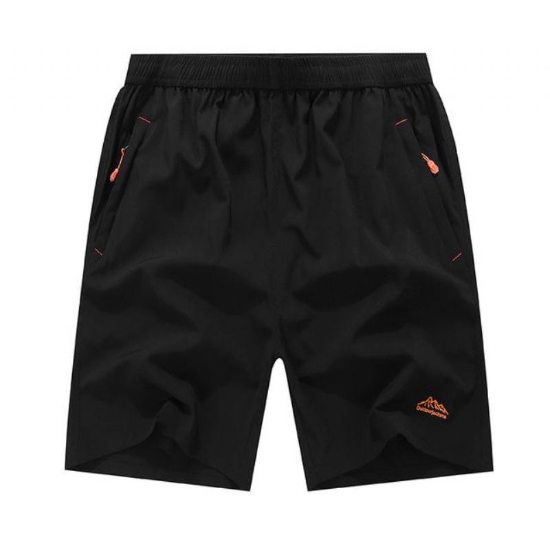 Summer Solid Leisure Snabbtorkande Shorts