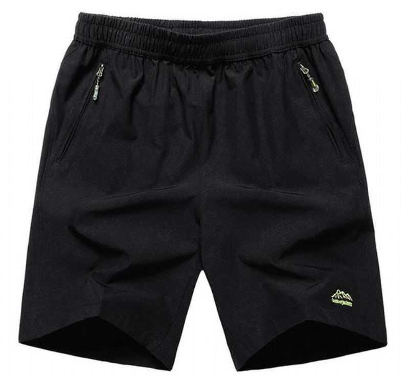 Summer Solid Leisure Snabbtorkande Shorts