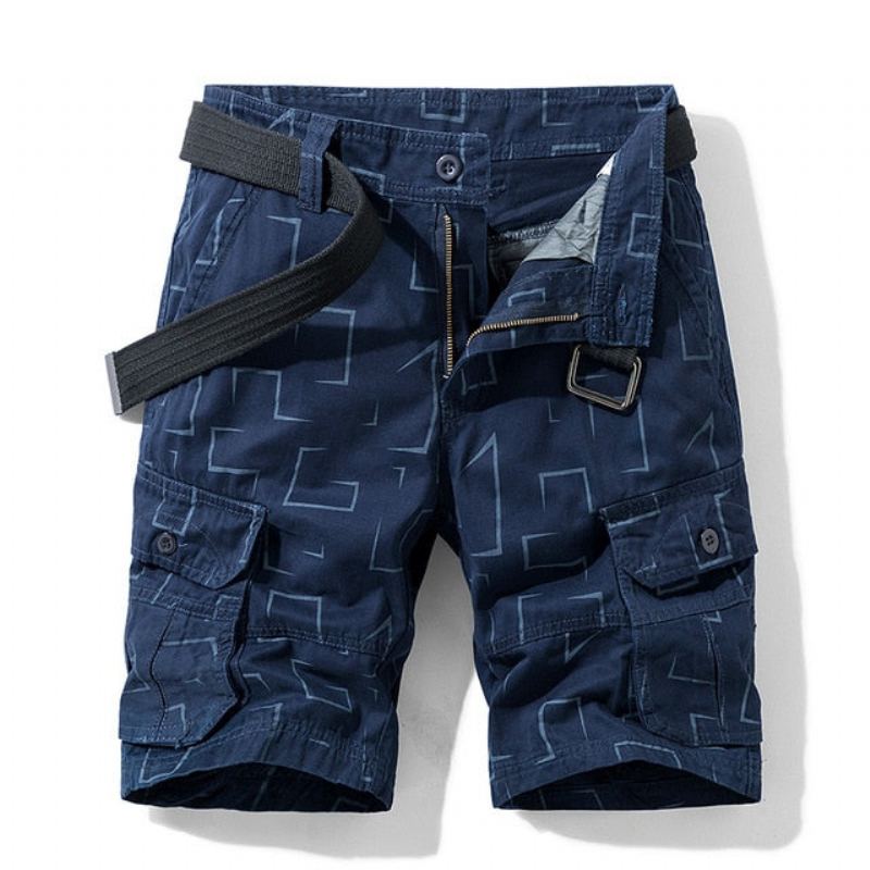 Unikt Mönster Cargo Shorts