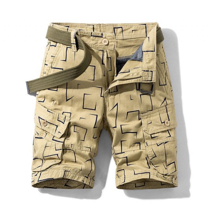 Unikt Mönster Cargo Shorts