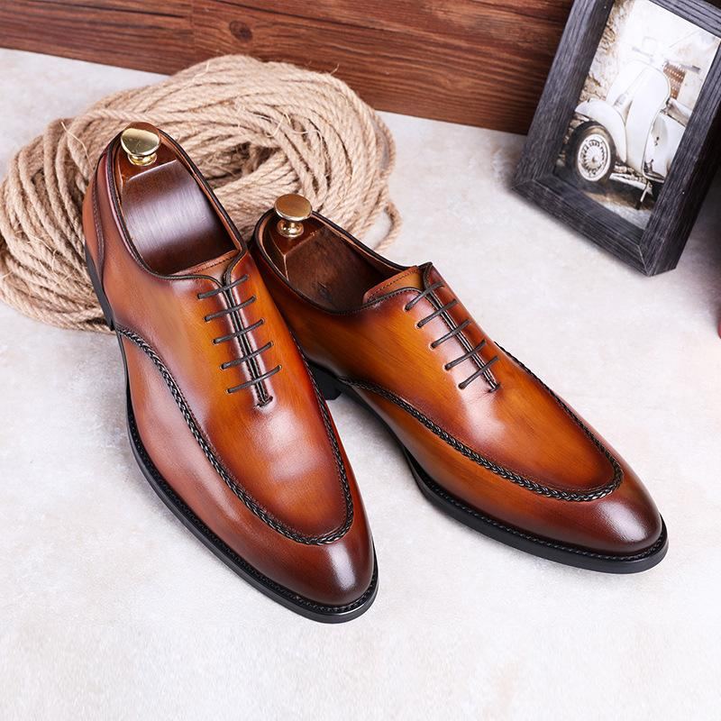 Brogues Retro Gentleman Oxford Skor