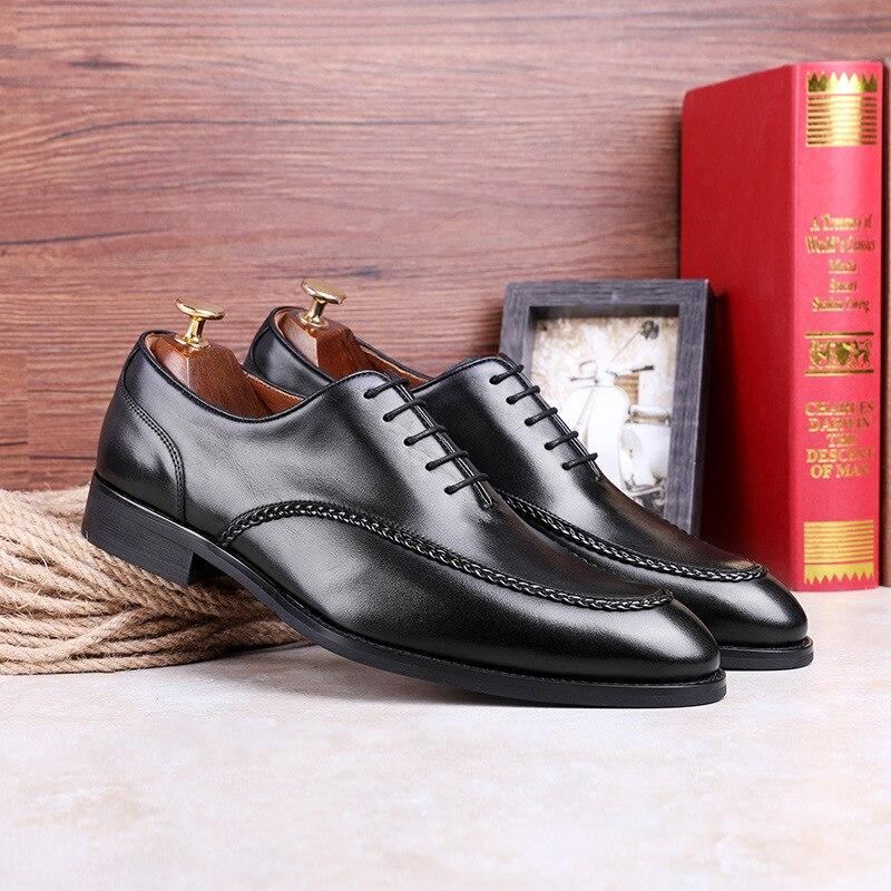 Brogues Retro Gentleman Oxford Skor