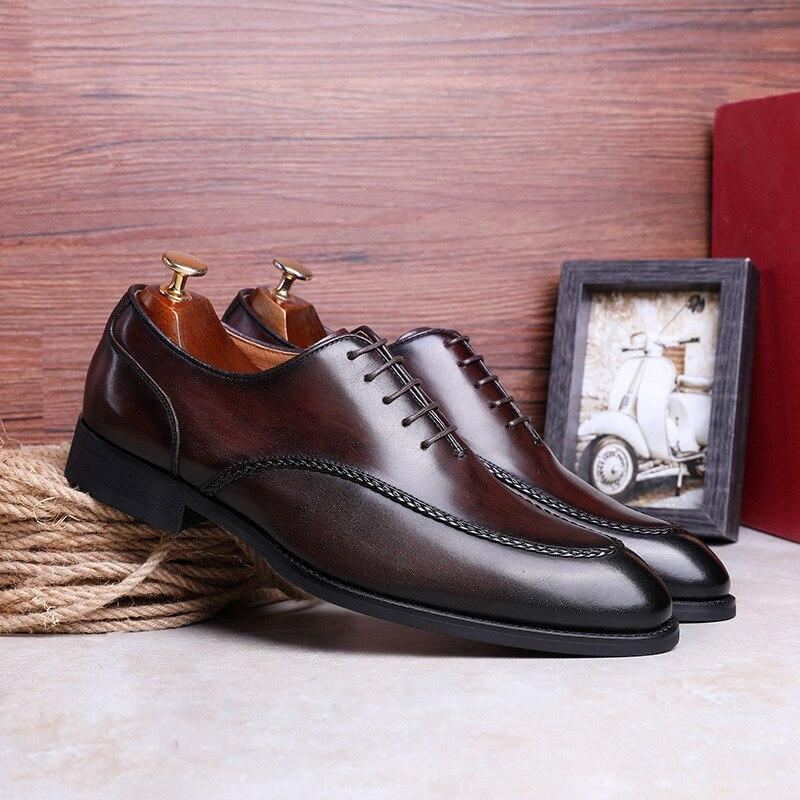 Brogues Retro Gentleman Oxford Skor