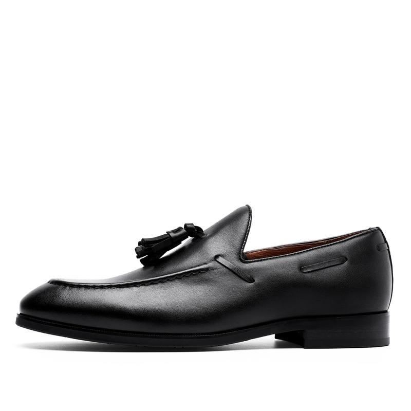 Eleganta Tassel Leather Loafers