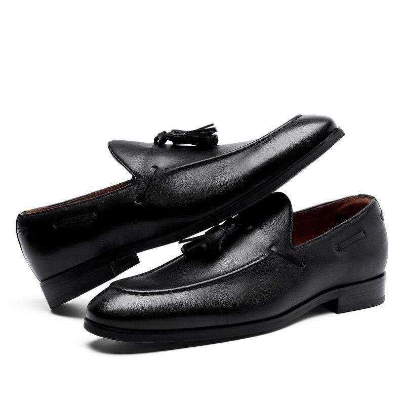 Eleganta Tassel Leather Loafers