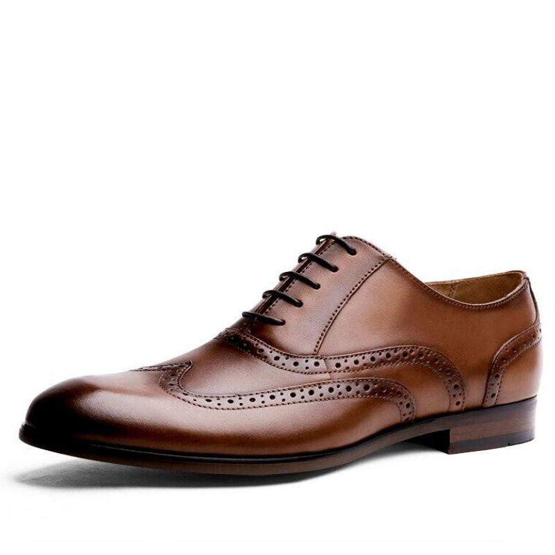 Grain Äkta Läder Oxfords Style Bullock