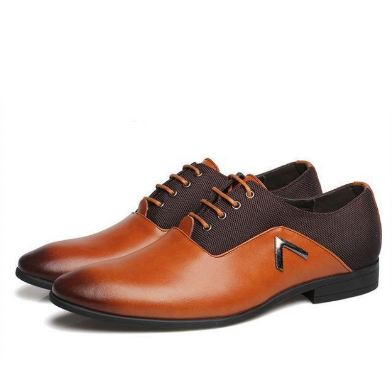 Läder Elegant Design Casual Oxfords