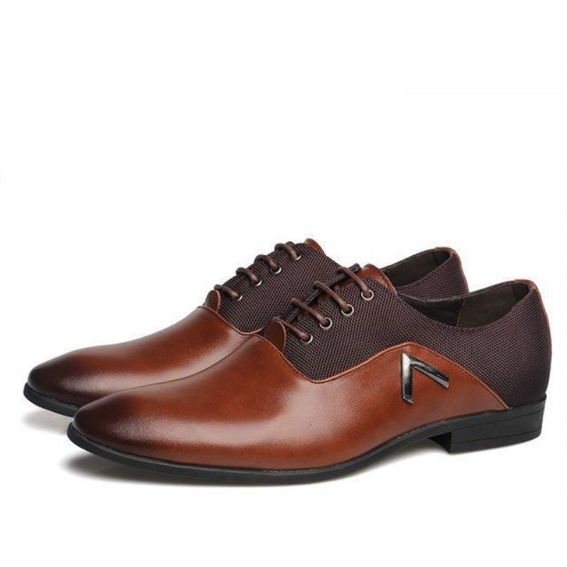 Läder Elegant Design Casual Oxfords