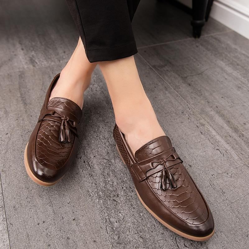 Lyxiga Handgjorda Loafers