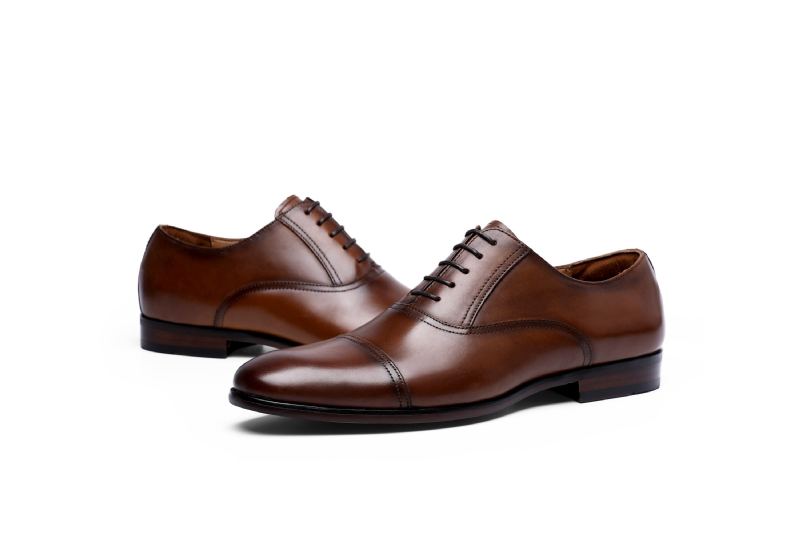 Retro Bullock Läder Oxford Skor