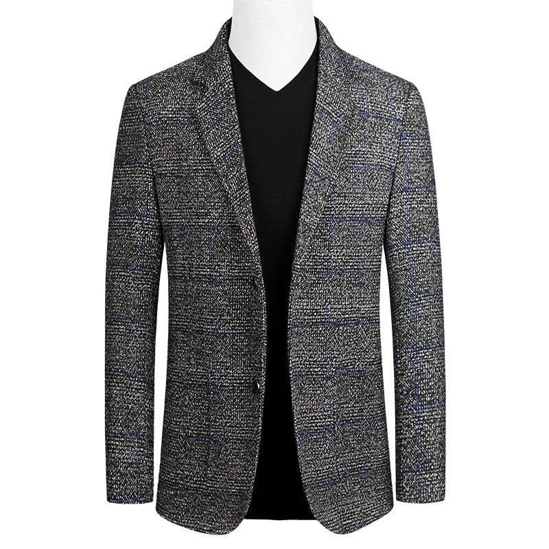 Enkelknäppt Business Casual Blazer