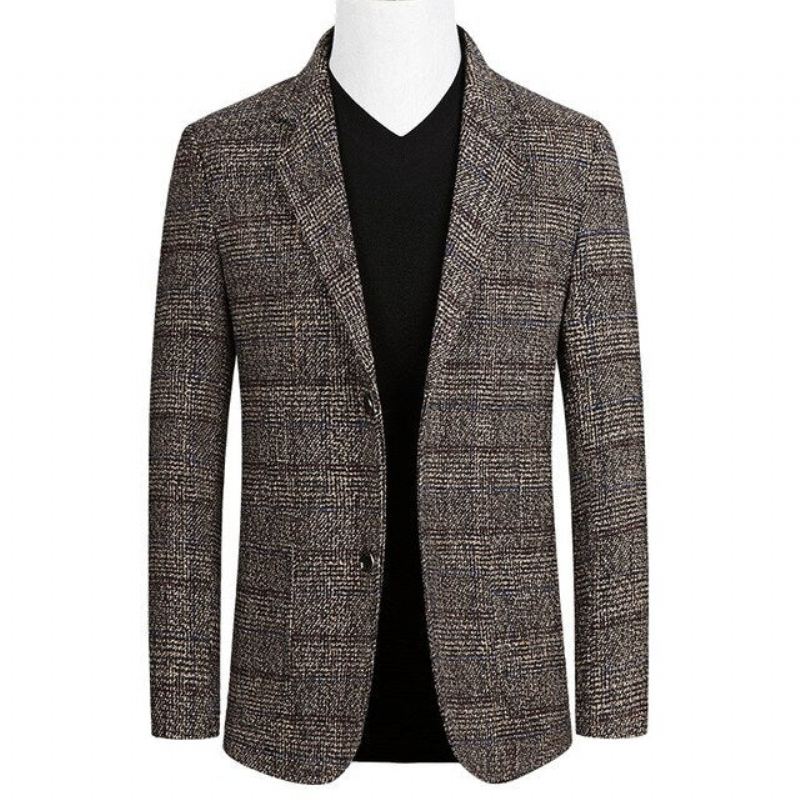 Enkelknäppt Business Casual Blazer