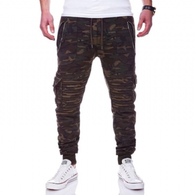 Casual Camouflage Sweatpants Byxor