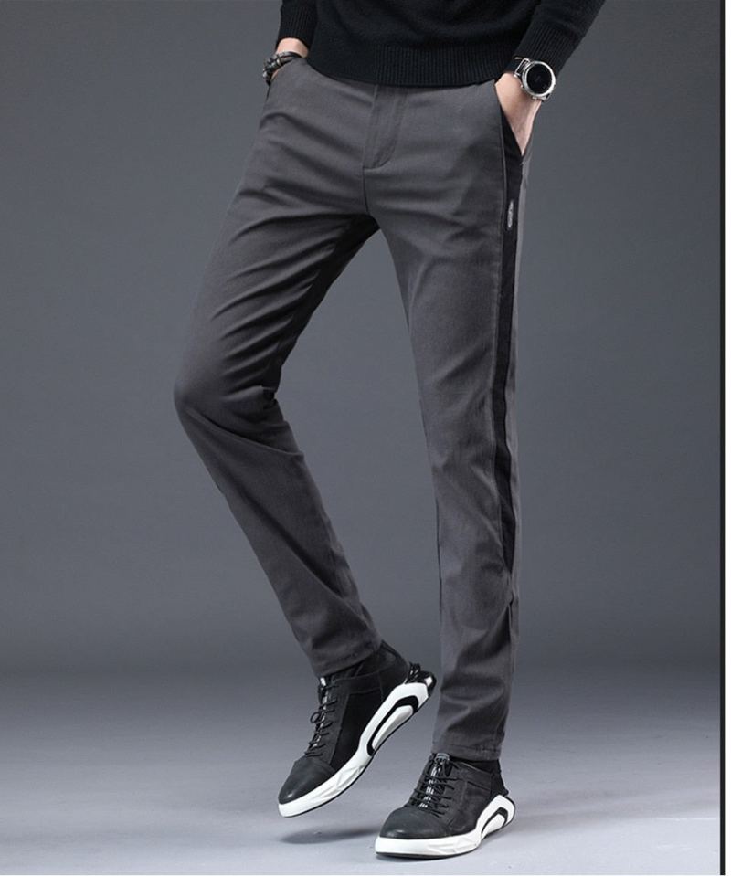 Män Slim Fit Casual Pencil Byxor