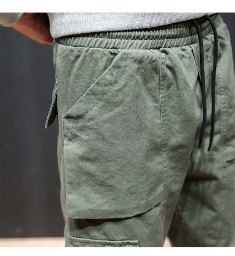 Tactical Cargo Pants Med Flera Fickor