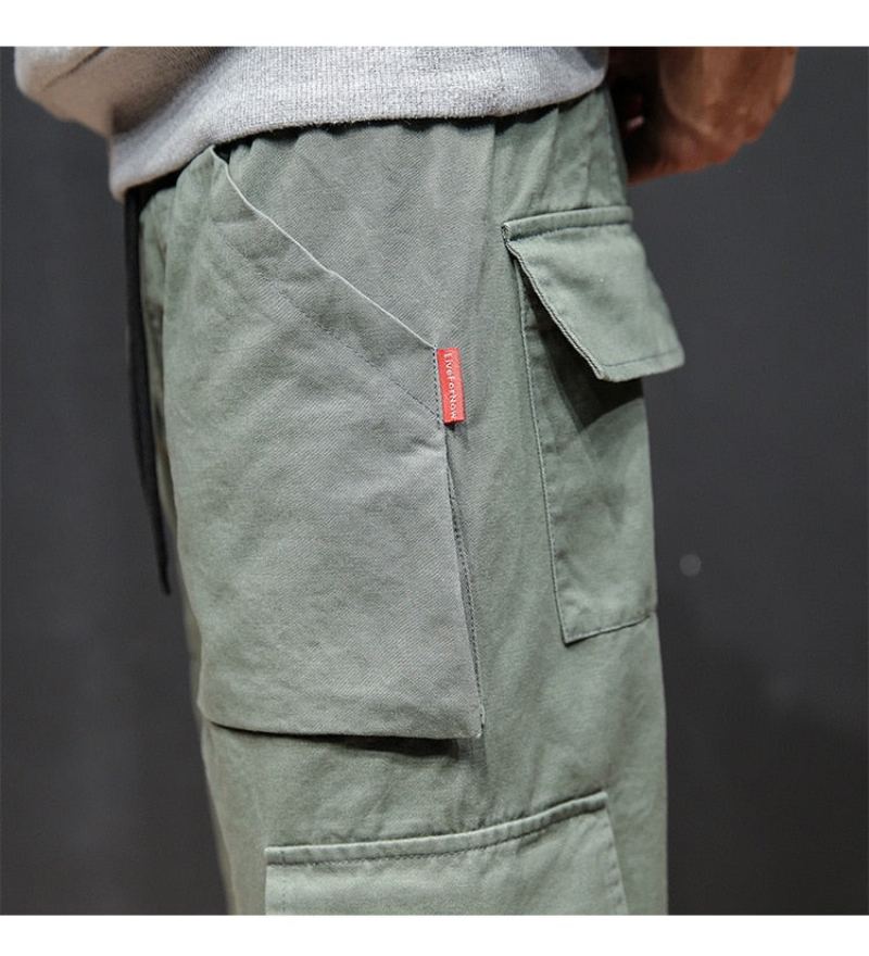 Tactical Cargo Pants Med Flera Fickor